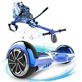 ELEKGO Hoverboard 6,5 Zoll mit Go-Kart, LED-Licht, selbstausgleichender...