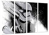 Wandbild - Star Wars, Darth Vader Army Helm, 131 x 62 cm, Holzdruck - XXL...