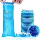 Spuckbeutel mit Ring 25 Stück | Reißfester & Sicherer Kotzbeutel |...