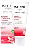 WELEDA Bio Ratanhia Zahnpasta - fluoridfreie Naturkosmetik Zahncreme zur...