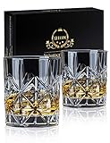 veecom Whisky Gläser, 315ml Whiskey Gläser, Old Fashioned Rumgläser...