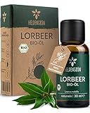 Heldengrün® BIO Lorbeeröl [100% NATURREIN] Zertifiziertes Lebensmittel...