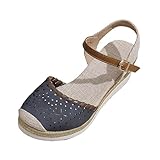 Strandschuhe Für Damen, Modische Sandalen Mit Blumenmuster Geschlossener...