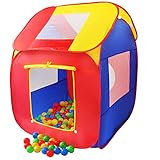 KIDUKU® Kinderspielzelt Bällebad Pop Up Spielzelt + 200 Bälle + Tasche...