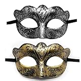AMFSQJ Venezianische Maskerade Maske, Venezianische Vintage Karnevalsmasken...