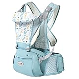 SUNVENO Babytrage Ergonomisch，Baby Carrier mit Abnehmbarer Kapuze,...