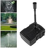 Forever Speed 4 in 1 Teichpumpe Springbrunnenpumpe mit Filter, 9W...