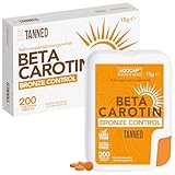 Beta carotin für starke Bräunung - bräunungskapseln, 200 Mikrocpr....