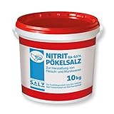 Nitrit Pökelsalz 10kg Eimer 0,4 - 0,5% Natriumnitrit Südsalze Umrötung...