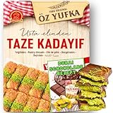 Kadayif Engelshaar Teigfäden 400g für Dubai Schokolade inkl. Rezept für...