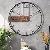 GUDEMAY Wanduhr Groß Vintage XXL 40 cm Durchmesser, Retro landhausstil...