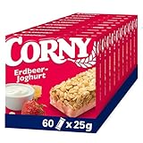 Müsliriegel Corny Classic Erdbeer-Joghurt, mit leckeren Erdbeeren und...