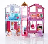 Barbie DLY32 - Stadthaus mit 3 Etagen, zusammenklappbar, viele...
