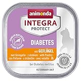 animonda INTEGRA PROTECT Katzenfutter nass Diabetes Geflügel (16 x 100g),...