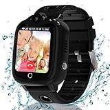 Ruopoem Smartwatch Kinder, 4G Kinder Smartwatch mit GPS mit SIM Videoanruf,...