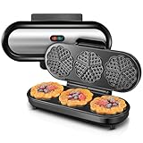 FOHERE 1200W King Size Waffeleisen, 15 Herzwaffeln in 2 Minuten,...