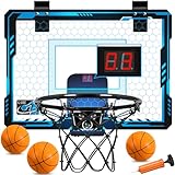 SUPER JOY Mini Basketballkorb Set Blau