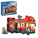 LEGO City Doppeldeckerbus, Doppeldecker Spielzeug-Bus, Fahrzeug-Spielset...