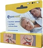 Nozovent Nasenklammern M, 2 Stück, Anti Schnarch, Erholsamer Schlaf,...