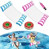 MOSTFUN Aufblasbare Pool-Schwimmer, 4-in-1-Pool-Hängematten-Schwimmer für...