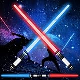 Lichtschwert Kinder, led Laserschwert, RGB 7 Farben Led Lightsaber mit...