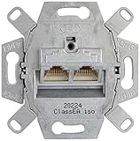 Rutenbeck iso Anschlussdose 2-Fach, UAE-ClassEA iso-8/8 Up 0, 138104070