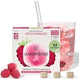 waterdrop® Eistee Himbeere - 12 Drops mit Himbeergeschmack - Durstlöscher...