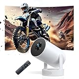 Smart Mini Beamer, Upgraded Hi-Fi Mini-Projektor mit...
