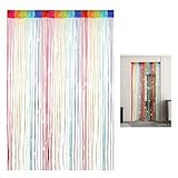 Fadenvorhan 100 X 200 cm, Fadenvorhang Insektenschutz, Türvorhang...