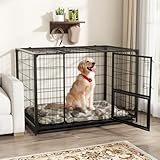 VOWNER Hundekäfig Hochbelastbar, 3 Türen Hundebox, 104 x 68 x 73 cm, für...