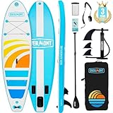 Overmont Aufblasbares SUP Board Set - Stand Up Paddle Board mit Paddleboard...
