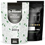 D-Ribose Pulver - 300g - 60 Portionen, Laborgeprüft - vegan & produziert...