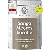 NATURE LOVE® Sango Meereskoralle – 250g Pulver – Natürliche Quelle...