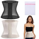 KASURE 2-teiliges Set Waist Trainer Damen,Bauchdeckenstraffung Korsett...