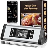 Fleischthermometer Kabellos, Grillthermometer Bluetooth Bis 240m, App...