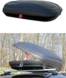 AUTOFORNITURE ITALIA Dachbox Kofferraum Universal 400 Liter Carbon Look...