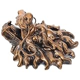 Mikikit Drachenkopf Brunnendekoration aus Kunstharz Außenwandbrunnen...