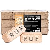 Holzbriketts RUF Eiche, 20kg, Brennholz Kamin Ofen Brikett Kohle Heizen...