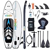 Zupapa 10’6 Stand Up Paddling Board, 82cm Breite SUP Board Set |...
