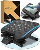 ACROPAQ Fußstütze Schreibtisch - Fußstütze mit 3 verstellbaren Höhen,...