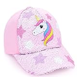 WAWSAM Einhorn Mädchen Baseballkappe Verstellbarer Basecap Kinder Snapback...