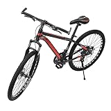 Donened 26 Zoll Mountainbike, 21 Gang Fahrrad mit Scheibenbremsen MTB für...