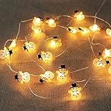 Eledreme lichterkette schneemann, 2m 20 led weihnachtsdeko innen...