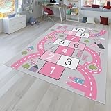 TT Home Kinder-Teppich, Spielteppich Für Kinderzimmer Straßen-Look,...
