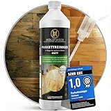 Holzfaser Parkettreiniger MATT/GLÄNZEND – 3in1 Konzentrat 1L für...