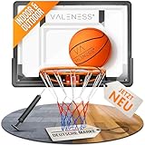 VALENESS® Basketballkorb Indoor/Outdoor - Stabiler Basketballkorb Indoor...