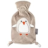 Fashy Pia 35720.4 Wärmflasche/Kinderwärmflasche Pinguin ~ Thermoplast-...