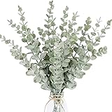 TRUBUY Künstliche Eukalyptusblätter, 18 Stück Realistische Eukalyptus...