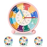 Idota Wecker Kinder, Wecker Analog Ohne Ticken Kinderwecker mit Sanfter...