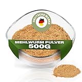 ENTAVA Mehlwurm Pulver (500g) - Insektenmehl aus dem gelben Mehlwurm -...
